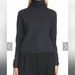 Vince 100% Cashmere Charcoal Turtleneck Sweater